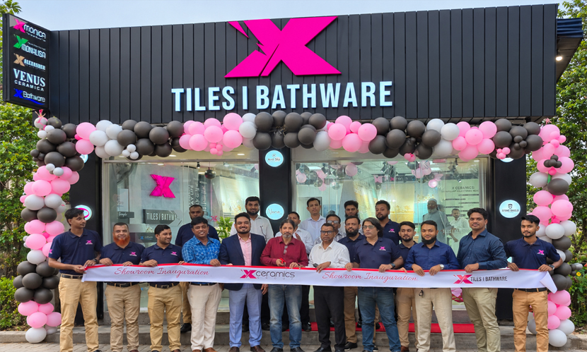 এক্স টাইলস অ্যান্ড বাথওয়্যারের প্রথম রিটেইল শোরুম উদ্বোধন