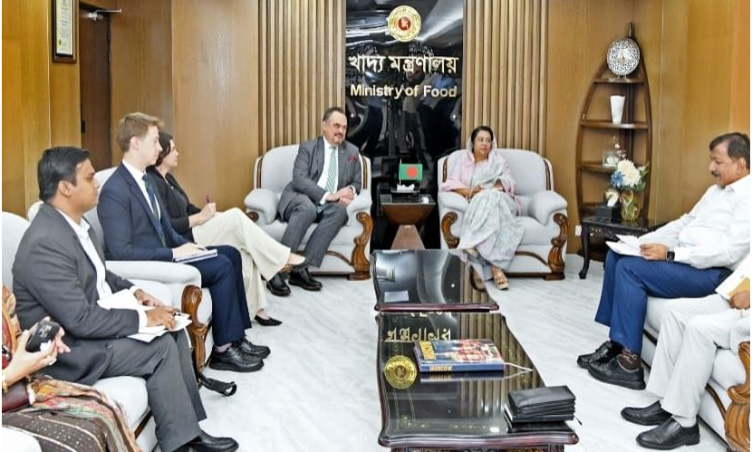 নিরাপদ খাদ্য নিশ্চিতে যুক্তরাষ্ট্রের সহায়তা চাইলেন খাদ্যমন্ত্রী