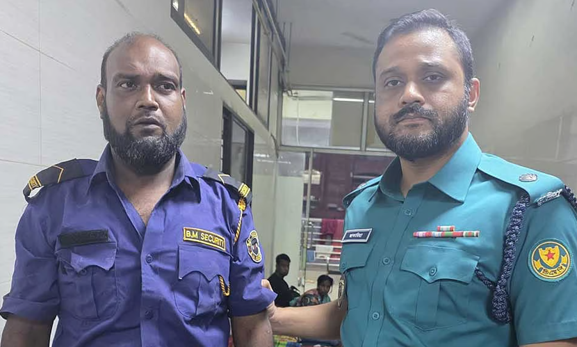 রুটি চুরির অভিযোগে শিশুকে মারধর, নিরাপত্তাকর্মী আটক