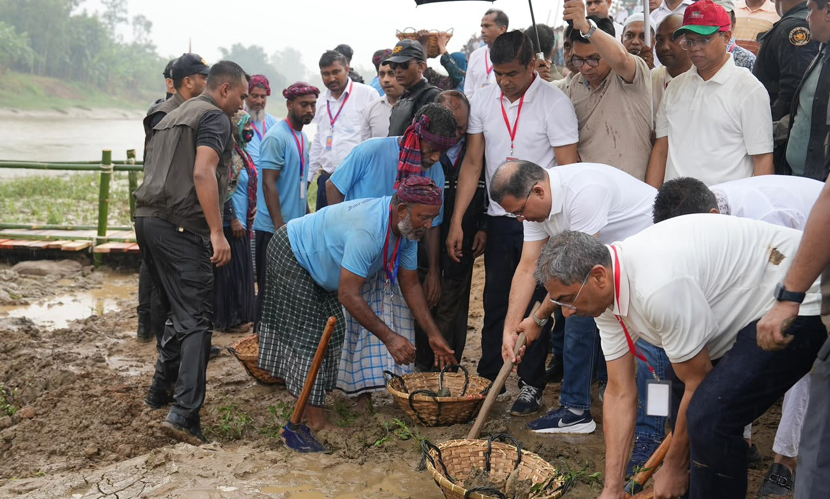 ফেনীর ‘মহুরী-কহুয়া সেচ প্রকল্প’ উদ্বোধন করেন প্রধানমন্ত্রী তারেক রহমান। ছবি: সংগৃহীত
