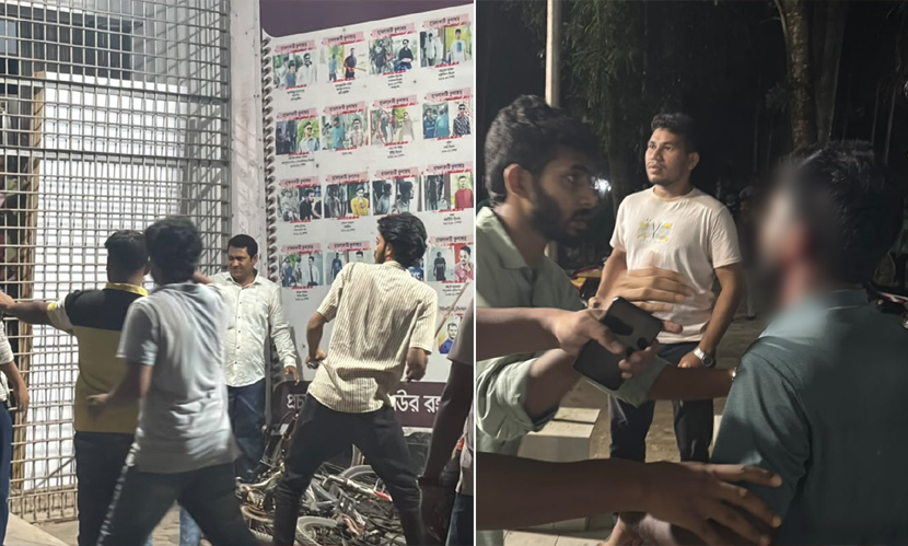 রাবিতে সাংবাদিকদের ওপর ছাত্রদলের হামলা, গুরুতর আহত ৪