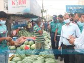 তরমুজ বিক্রিতে প্রতারণা, ১৪ ব্যবসায়ীর জ‌রিমানা