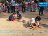 তেঁতুলতলা মাঠ দখলের প্রতিবাদে কলাবাগানবাসীর সমাবেশ