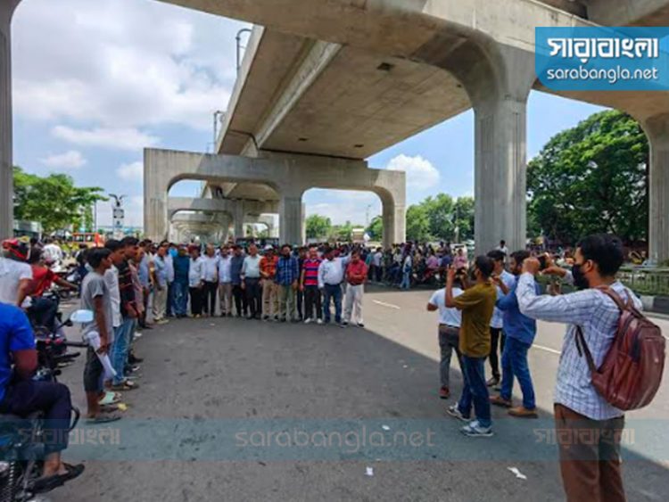 আগারগাঁওয়ে বিএনপির ‘ফটোসেশনে’ দুর্ভোগ রোগীদের