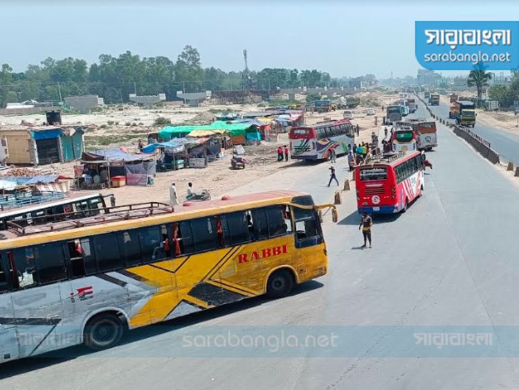 মহাসড়কে উত্তরবঙ্গগামী গাড়ির সংখ্যা বেড়েছে