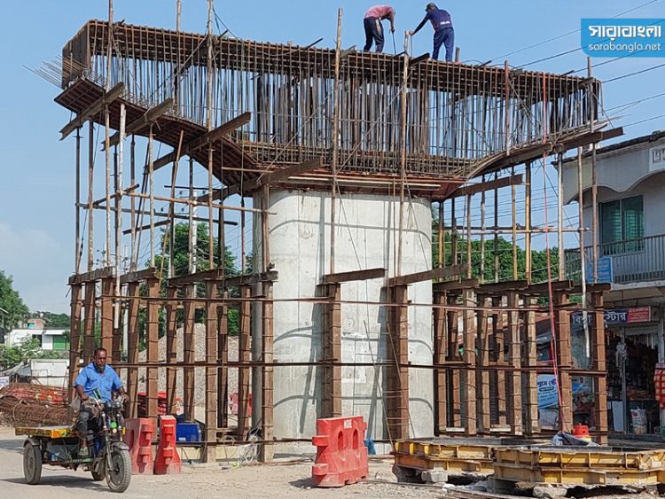 নির্মাণ ত্রুটিতে ৬৪ কোটি টাকার প্রকল্পে ব্যয় বাড়ল প্রায় ১১ কোটি