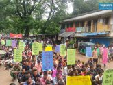 রাঙ্গামাটি-চট্টগ্রাম মহাসড়ক অবরোধ করে বিক্ষোভ