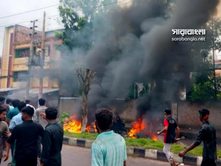 বরিশালে প্রতিমন্ত্রীর বাসায় অগ্নিসংযোগ, সংঘর্ষে নিহত আ.লীগ নেতা